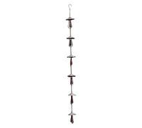 Cadena para Canalón de Lluvia Rotativas de metal decorativas de alta | Adaptador exterior para cadena de lluvia para jardín, sendero, patio, balcón, césped, pared