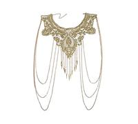 Cadena para el cuerpo Joyería para el cuerpo Sujetador de cristal sexy Arnés esclavo Cadena para el cuerpo Mujeres Rhinestone Gargantilla Collar Rhinestone Bikini Playa Joyería de moda Vientre Cintura Cadena