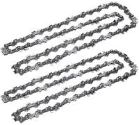 Cadena para motosierra, Cadena de motosierra 14-16 pulgadas 52-57 DL 3/8 LP calibre 0.050 reemplazo semi cincel metal(57dl-2pcs)