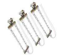 Cadena para neumáticos, 3 unidades, cinturón antideslizante para neumáticos de barro y hielo, cinturón de seguridad de invierno para SUV, camión, coche (pequeño)