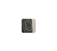 Cadena para Pantalones de Doble Capa con Flores y Perlas - Cadena Llavero Punk para Hombres y Mujeres, Cadenas de Carteras Brillante, Accesorio de Moda para Jeans, Bolsos y Llaves, Estilo Streetwear