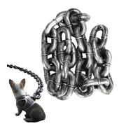 Cadena para perros Leaash - Embrague correa para perros, cadena para perros | Correa impermeable para perros con material de PVC ligero y revestimiento especial, correa de perro duradera para interior