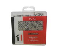 Cadena PC x1 11 Velocidad 118 Camisas Silver Negro 2131057000 SRAM Bici MTB Road