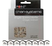 Cadena de bicicleta de 1/2 x 1/8'' con eslabones semi-redondos ( 1 / 102 )