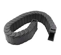 Cadena Portacables de Nylon, Transportador de Cables Encerado, Baja Emisión de Ruido, Resistente y Flexible - Material Durable, Fácil Montaje, Uso Industrial y Automático (D30*60 Longitud 1m)