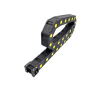 Cadena portacables Piezas de transmisión de 1 metro, 20x57mm, Cable de cadena de arrastre con conectores de extremos for CNC maquina enrutadora, herramientas, línea de remolque(R150)