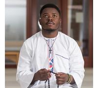 Cadena religiosa para hombre,Collar religioso para hombres - Collar de cadena Colgante Santo - Joyería cristiana de acero inoxidable, colgante de versículo bíblico de cadena sagrada, collar religioso