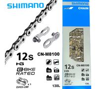 Cadena Shimano XT MTB Ebike Ultegra CN-M8100 138 Enlaces 12 Velocidades