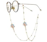 Cadena Sujetagafas Cordón para Gafas de Sol con Diseño de | Soporte para gafas alrededor del cuello Deportivo Laboral Escritorio Cuello Madres Hijas Amigas Conjuntos Diarios Lectura
