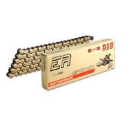 Cadena super reforzada DID 420 NZ3 en dorada de cierre por clip 108