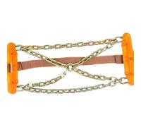 Cadenas antideslizantes para neumáticos de coche,Cadenas para neumáticos de coche para nieve - para Ice Grip,Estructura de vínculo apretado de acero de las cadenas de hielo de la ru