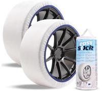Cadenas Coche Nieve Easy Sock Homologación EN 16662-1 y alta seguridad. Talla XL. Cadenas Nieve Téxtiles Fáciles de Instalar - Cadenas Nieve Coche Antideslizantes y Resistentes - Kit de 2 Cadenas