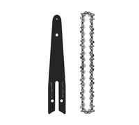 Cadenas de 6 pulgadas Guía de cadena de 6 pulgadas para mini motosierra eléctrica portátil para cortar madera Piezas de motosierra Cadena de motosierra, 1 cadena, 1 guía, h