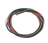 Cadenas de bajo eléctrico 4 cuerdas colorido duradero de de acero aleación suave anti óxido ligero portátil para músicos principiantes azul rosa rojo verde amarillo 1.16 mm