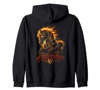 Cadenas de Caballo Flaming Endurance Dark Fantasy Art Sudadera con Capucha