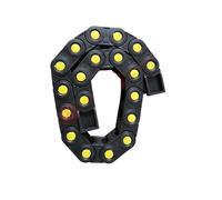 Cadenas de Cable tipo puente, arrastre de plástico 18x25 18x37 25x38, transmisión de Cable for maquina enrutadora CNC, 1 Uds.(Inner Size 25X57)