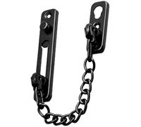 Cadenas de cerraduras de puertas limitador/limit Candado de cadena for puerta acero inoxidable montaje en superficie, multicolor(Schwarz)