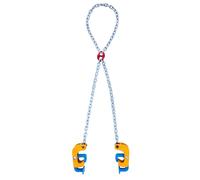 Cadenas de elevación, Cadenas de elevación de bidones de Alta Resistencia con 2 Ganchos, Pinzas para bidones de montacargas con Capacidad de 2200 a 4400 LB, Accesorios para elevadores de Bar