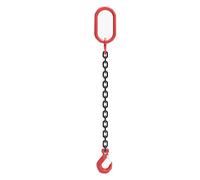 Cadenas de elevación, Eslinga de Cadena Ajustable de 5 toneladas de Capacidad, Acero de aleación G80 con Gancho, Eslinga de Alta Resistencia para Cargas Grandes (1 tonelada, 2 toneladas, 3 t