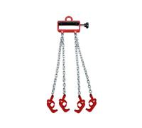 Cadenas de elevación, Gancho de Abrazadera Vertical para elevación de bidones, Separador de bidones de Alta Resistencia para Transporte Seguro de bidones de Aceite, Ideal para fácil manipula