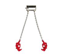 Cadenas de elevación, Gancho de sujeción para bidones de Aceite de Alta Resistencia, Separador de Cadena de 1000 kg de Capacidad para almacenes industriales, Elevador de bidones Duradero y f