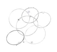 Cadenas de Guitarra Eléctrica Conjunto de 6 Cuerdas con Cadenas de Guitarra Acústica Recubierta de Bronce de Núcleo de Acero Hexagonal para Acero para Accesorios de Reemplazo