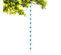 Cadenas de Lluvia para Exterior Cadena Metálica Decorativa de Pesado | Sustituto de Bajante de Aguas Pluviales Exterior Casa Jardín Patio Paisaje Césped