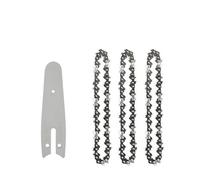 Cadenas de motosierra acero | Reemplazo de cadena de motosierra for minisierras eléctricas de 4 y 6 pulgadas(Set C)