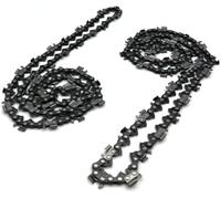 Cadenas de motosierra de barra de 20 pulgadas, calibre LP de 0.063 pulgadas, 72 eslabones de conductor, compatibles con Stihl MS381 Poulan 365 372 (2 piezas)