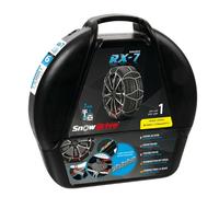 Cadenas de Nieve 185/55-15 Homologado para Coche 7MM Bultos Interno Acero Luz