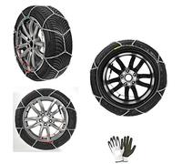 Cadenas DE Nieve 245/45-18 Espesor CIRCULO 18" (21) PAR DE Cadena para Coche Malla COMPACTA 9MM LAMPA para NEUMÁTICOS Llantas Llantas DE Carretera APROBADAS DE Emergencia