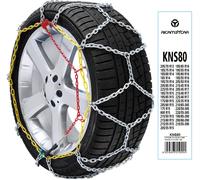 Cadenas De Nieve 9 Mm Grupo 80 Homologadas Italia EN 16662-1 Montaje Rápido
