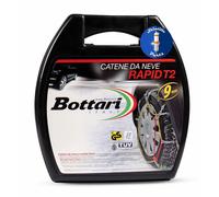 Bottari 18823 "Rapid T2": Cadenas de nieve 9 mm para coches, Talla 065, TÜV Süd y ÖNORM V5117