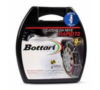 Bottari 18820 "Rapid T2": Cadenas de nieve 9 mm para coches, Talla 100, TÜV Süd y ÖNORM V5117