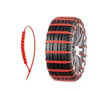 Cadenas de nieve antideslizantes for coches, motos, ruedas for invierno y terrenos difíciles. Antideslizante, emergencia, bloqueo universal.(20pcs)