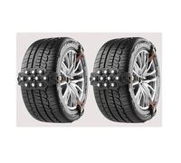 Cadenas de Nieve Cadenas antideslizantes TPU universales más anchas y gruesas for neumáticos de automóviles: correas for romper hielo, tracción emergencia recuperación Invierno(6PCS)