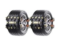 Cadenas de Nieve Cadenas de nieve for neumáticos invierno for automóviles y vehículos todoterreno: material TPU, sin daños, for romper el hielo for rescate Invierno(4PCS)