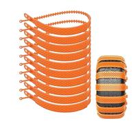 Cadenas de nieve con cremallera - Material de PVC de 86 x 4 x 1 cm, juego de tracción de neumáticos de 10 piezas, cinturón de cable ajustable para coche, correa de prevención de deslizamiento urgente