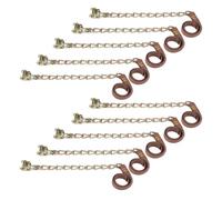 Cadenas de nieve - Equipo de seguridad universal para neumáticos de coche, eslabones de metal endurecido, resistencia al desgaste, rendimiento estable | Control del vehículo para viajes al aire libre