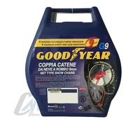 030 77901 Cadenas De Nieve Goodyear G9 Goma Medida 140-13