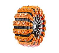 Cadenas de nieve para coche - Cadena de nieve | Juego de 10 cadenas de nieve antideslizantes para coche | Seguridad vial en tiempo tormentoso y helado, tracción para minivan
