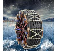 Cadenas de nieve para neumáticos de coche,Cadenas antideslizantes para neumáticos de coche, de ruedas de acero para cortacésped | Cadena antideslizante del aumento de la tracción del neumático