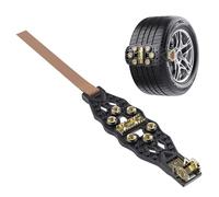 Cadenas De Nieve Para Neumáticos De Coche, Crampones Antideslizantes Uso Intensivo Silencioso | Cadenas De Nieve Para Neumáticos | Para Pesca, Remolque, Hielo, Senderismo, Invierno, Todo Campo,