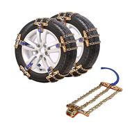 Cadenas de Nieve para Neumáticos de Invierno - Antideslizantes de Tracción de Emergencia para Coches, SUV y Camiones - Seguridad de Conducción