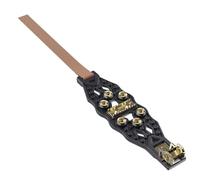 Cadenas de Nieve Resistentes y silenciosas, Cadenas Antideslizantes con Tacos, 6,5 Pulgadas, Mango de Hielo de Invierno para Coches, remolques Todoterreno, césped, Emergencia, Seguridad Vial, 1