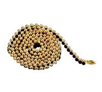Cadenas de perlas de rodillos de pie de acero inox 12 Pcs Multicolor 2.4mm Stainless Steel Ball Chain 15-100cm(Gold,80cm)
