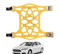 Cadenas De Tracción Para Neumáticos - Cable Para Ruedas De Nieve De 6 Piezas, Coche Antideslizante Robusto | Vehículo SUV Montaña Caminos Rurales Recuperación Camping Viaje Estacionamiento Conducción