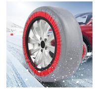 Cadenas Nieve de Tela for Coche, Mejor Agarre Zonas Reforzadas Montaje Rápido y Mayor Fiabilidad, Seguras Sobre Nieve for También Vehículos no Encadenables(215/80R15)