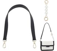 Cadenas Para Bolsos Asa de piel for bolso con cadena de perlas, correa de hombro corta de repuesto de 19,5 pulgadas