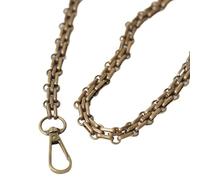 Cadenas Para Bolsos Cadena de bolso acero DIY, pistola dorada, plateada, bronce negro, 12mm ancho, reemplazo Metal, hombro con cadena, correa for, asa(Bronze,60cm)